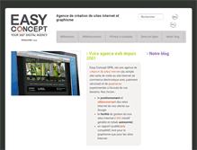 Tablet Screenshot of easy-concept.com